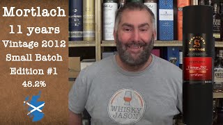 Mortlach aged 11 years Vintage 2012 Small Batch Edition 1 with 482 Scotch Review by WhiskyJason [upl. by Kilan]