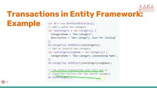 14 Transactions in Entity Framework [upl. by Rheims]