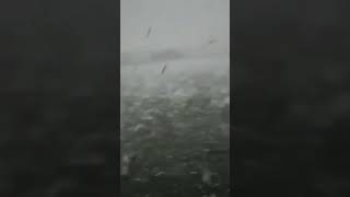 Incroyable orage de grêle hier dans la province chinoise ⛈️👀📍Guangxi China 24032023 [upl. by Forster907]