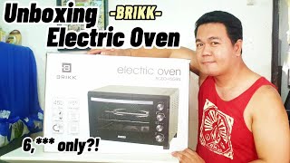 Unboxing and Slightly Review of BRIKK 45L Electric Oven BGEO45GRN [upl. by Pate]