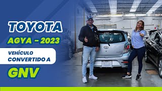 TOYOTA AGYA 2023 CONVERTIDO A GNV 🧑‍🔧🚗 [upl. by Leinad285]