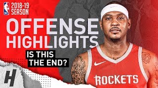 Carmelo Anthony BEST Offense Highlights from 201819 NBA Season Whats Next [upl. by Areid]