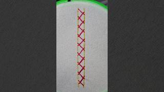 Herringbone Stitch  herringbone embroidery [upl. by Rosenquist21]