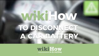 How to Disconnect a Car Battery [upl. by Eilliw]