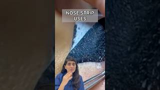 Nose blackhead removal  Pore strips  Nose strip removal  Blackhead strip removal skincare [upl. by Adaj626]