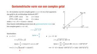 Complexe getallen goniometrische vorm [upl. by Mela]