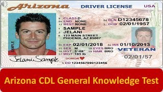 Arizona CDL General Knowledge Test [upl. by Nogem]