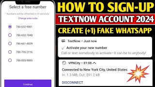 How to make textnow account 2023  TextNow new update  TextNow is unavailable in your country 2023 [upl. by Ruth]