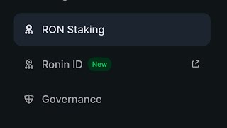 How to stake a RON token in a RONIN WALLET [upl. by Llerred]