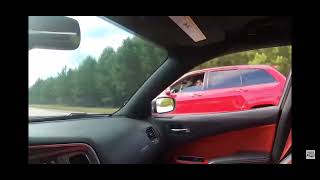 trackhawk vs hellcat تراك هوك ضد تشارجر هيلكات [upl. by Erdeid762]