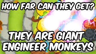 BTD6  How far can THE CANNONEER MONKEY get [upl. by Ardnekan]