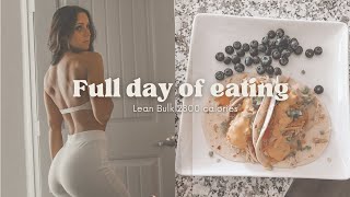 FULL DAY OF EATING 2800 CALORIES l LEAN BULK [upl. by Shelah45]