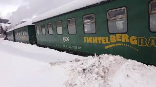 Fichtelbergbahn im Winter [upl. by Honig]