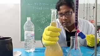 Standard solution Mohrs Salt practical 2022 2023 chemistrylab [upl. by Blackman162]