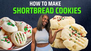 How to Make Irresistible Shortbread Cookies  Easy Shortbread Cookie Recipe [upl. by Delle]