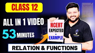 Expected and Repeated Question of Relations amp Functions I Class 12 Maths I NCERT Expected Questions [upl. by Royall285]