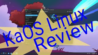 KaOS Linux review  love the installer 64bit only system [upl. by Eerol]