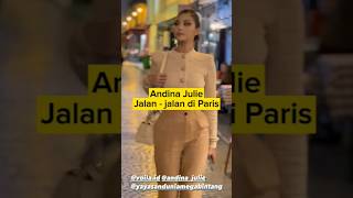 Andina Julie Jalan  jalan di Pusat Kota Paris pageant missgrandinternational [upl. by Ialokin]