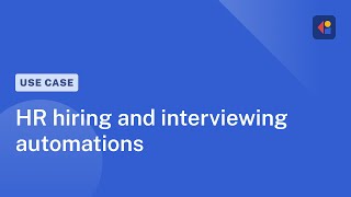 HR hiring and interviewing automations  Cassidy use case [upl. by Deedee382]