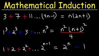 Mathematical Induction Practice Problems [upl. by Ehcar]