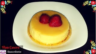 Flan NAPOLITANO Casero  Recetas de Postres Faciles SOLO 4 INGREDIENTES [upl. by Nilesoy403]