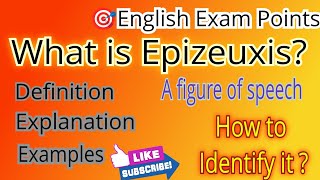 What is Epizeuxis Epizeuxis  figure of speech Epizeuxis [upl. by Maltz403]