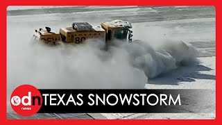 Snowstorm Leaves Two Dead in Texas as Southern US Endures Lowest Temperatures in Decades [upl. by Lasser673]