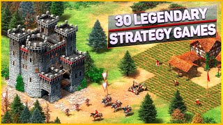 Top 30 Legendary Strategy Games  30 Strategy Games of All Time [upl. by Caspar]