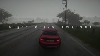 its okay calm down  dark ambient music for driving at night  forza horizon 5 night drive 🚘 [upl. by Adolphus]