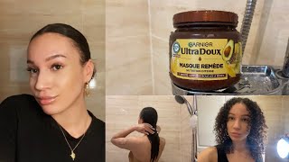 TEST DU NOUVEAU MASQUE GARNIER ULTRA DOUX [upl. by Lebaron571]