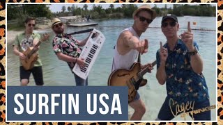 Surfin’ USA  Cagey Strings The Beach Boys [upl. by Aleuname704]