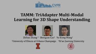 CVPR 2024 TAMM TriAdapter MultiModal Learning for 3D Shape Understanding [upl. by Lovich302]