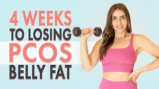 4 Weeks to Losing PCOS Belly Fat STACK THESE HABITS [upl. by Enrichetta]