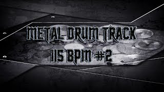 Groovy Heavy Metal Drum Track 115 BPM  Preset 20 HQHD [upl. by Flatto]