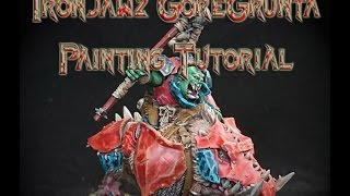 Ironjawz Gore Grunta painting tutorial [upl. by Ayerf]