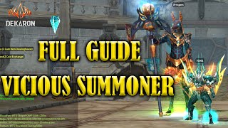 Dekaron Online Indonesia  Full Guide Vicious Summoner Class Noir Venom [upl. by Summers869]