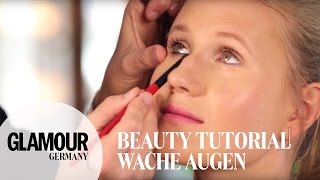 Schminktipps für wache amp frische Augen I how to Alltags Sommer Makeup I GLAMOUR x Smashbox Tutorial [upl. by Rama417]