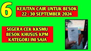 6 KEJUTAN BANTUAN CAIR MULAI BESOK 22  30 SEPTEMBER 2024 [upl. by Gemoets]