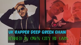 Uk rapper Deep Green rbbed for his chain and watch in his own city ukrap music trending [upl. by Stillman]