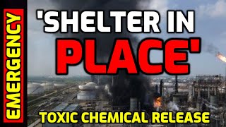 BREAKING 🚨 quotShelter in Placequot Order in Major US City  Toxic Chemical Release [upl. by Greenwald]