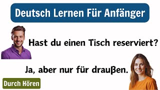 Gespräch Auf Deutsch  Deutsch Lernen Mit Dialogen  Deutsch Online Kostenlos A1A2 [upl. by Chastain]