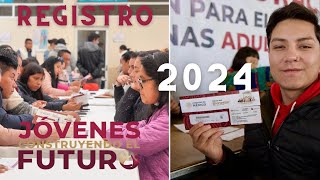 Como REGISTRARSE al programa Jovenes Construyendo el Futuro 2024 [upl. by Bulley]