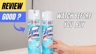 Lysol 2 pack disinfectant spray review [upl. by Batish]