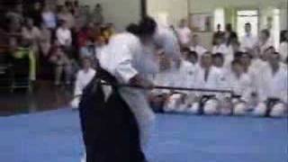 Aikido Yoshinkan Brisbane Dojo Shihan Mori Sensei 7th Dan 2004 [upl. by Atyekram]