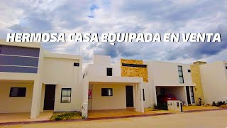 ⭐✅Casa equipada en VENTA en Mérida Botánico Residencial ✅⭐ [upl. by Alilad]