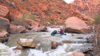 Escalante River packraft Fence canyon to Coyote Gulch [upl. by Arteid240]