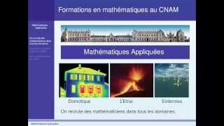 Math appli au Cnam Paris [upl. by Ecirtemed182]