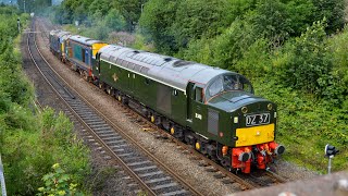 Action over the Pennines Heavy freight light locos and railtours…20723  4823 [upl. by Eda371]