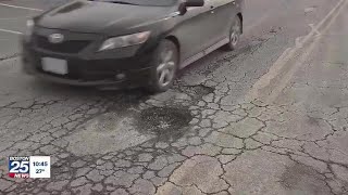 Car damaged by a pothole Follow these steps when filing a claim [upl. by Lenoil330]