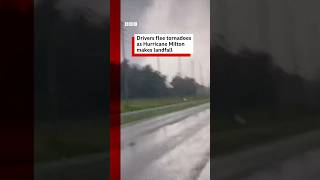 Hurricane Milton has crashed into Florida as a Category 3 storm HurricanMilton BBCNews [upl. by Brice133]